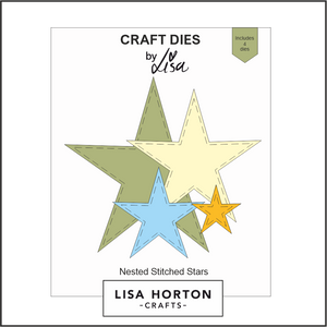 Lisa Horton Crafts Nested Stitched Stars Die Set - 4 Dies