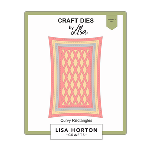 Lisa Horton Crafts Curvy Rectangles Die