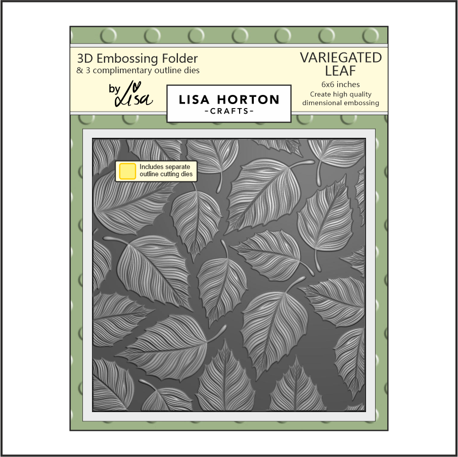 Lisa Horton Crafts Variegated Leaf 6