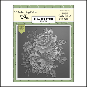 Lisa Horton Crafts Camellia Cluster 6