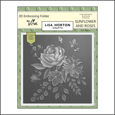 Lisa Horton Crafts Sunflower and Roses 6