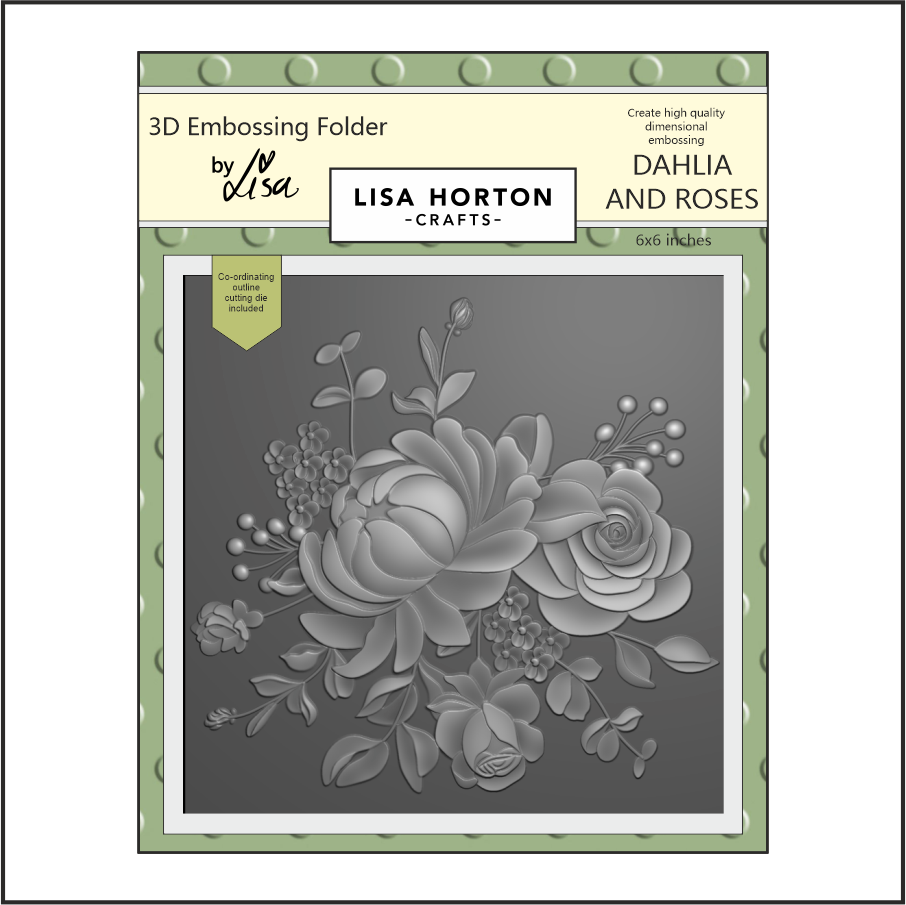 Lisa Horton Crafts Dahlia and Roses 6