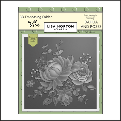 Lisa Horton Crafts Dahlia and Roses 6