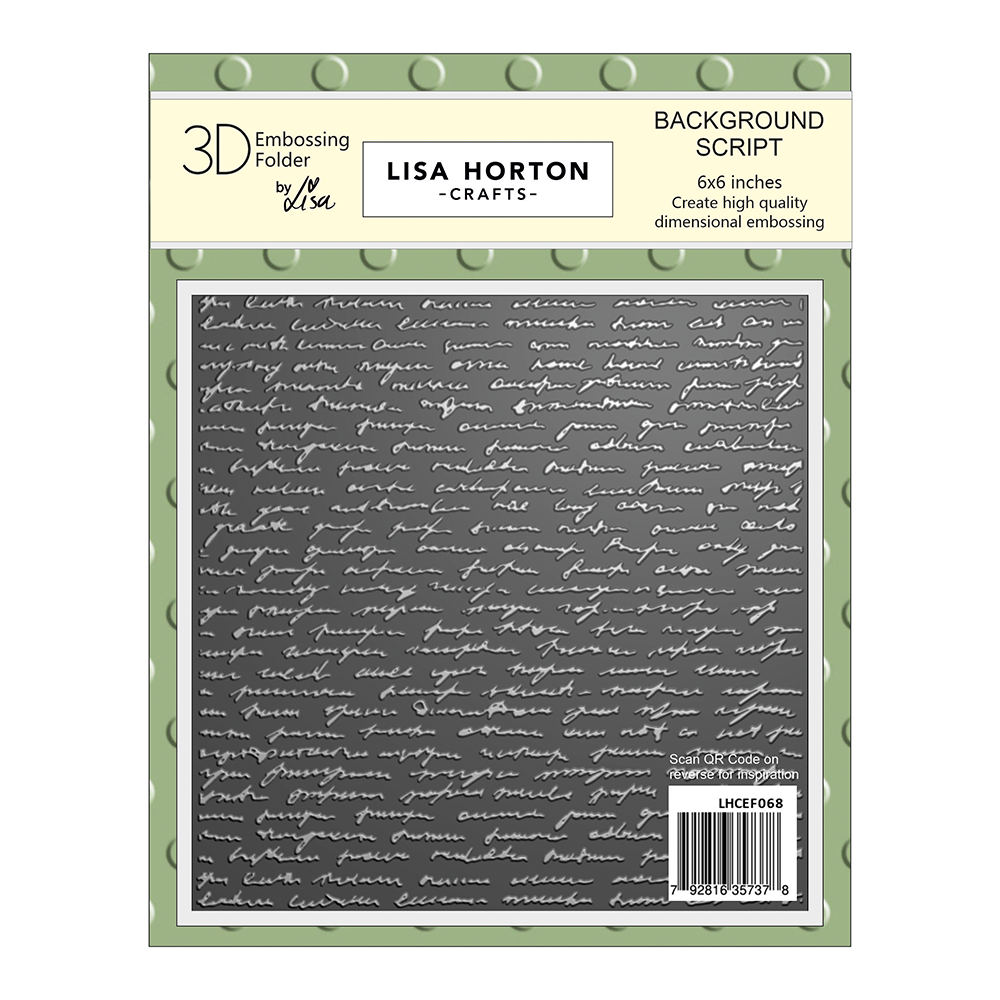 Lisa Horton Crafts Background Script 6