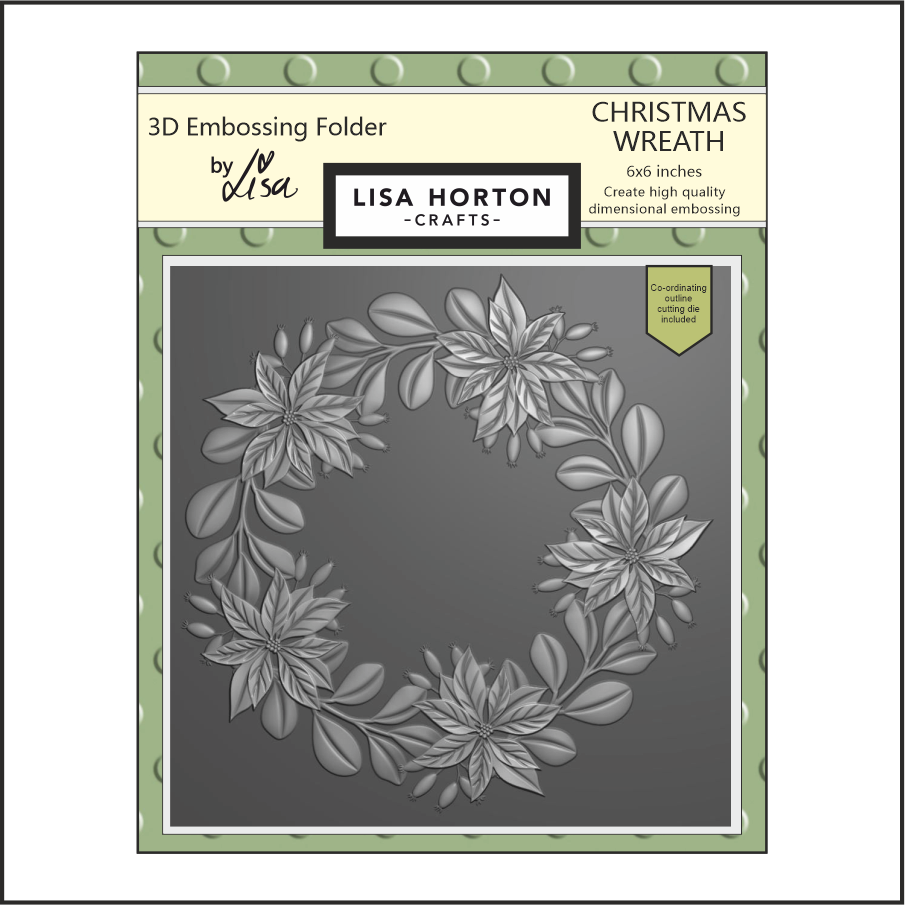 Lisa Horton Crafts Christmas Wreath 6