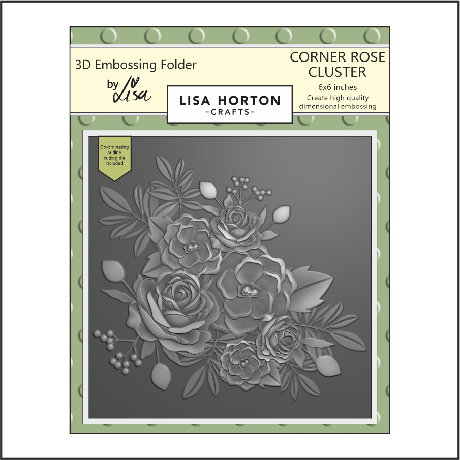 Lisa Horton Crafts Corner Rose Cluster 6