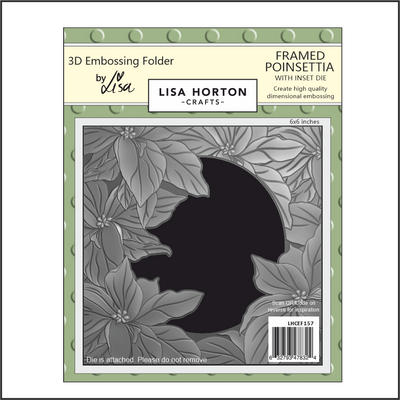 Lisa Horton Crafts Framed Poinsettia 6