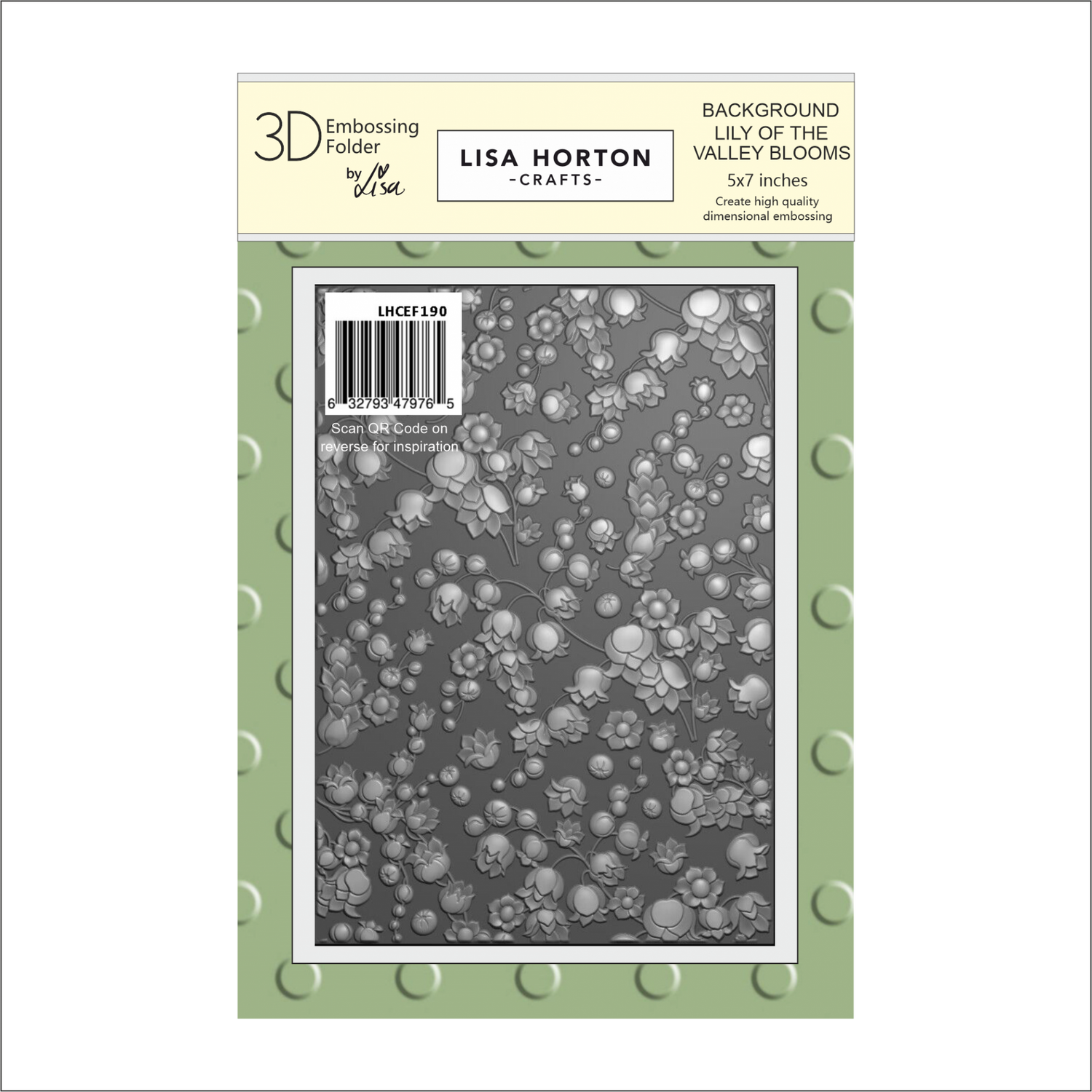 Lisa Horton Crafts Mini Blooms Lily of the Valley Background 5