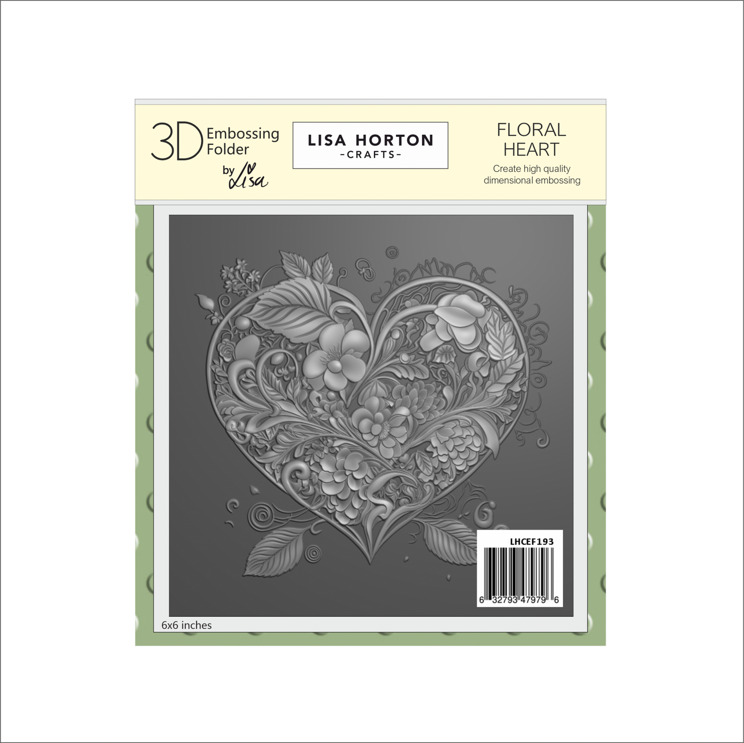 Lisa Horton Crafts Floral Heart 6