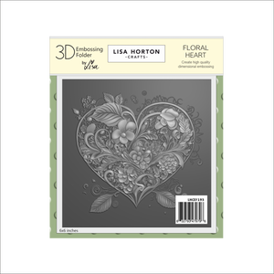 Lisa Horton Crafts Floral Heart 6