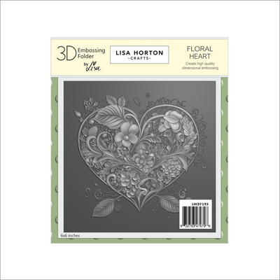 Lisa Horton Crafts Floral Heart 6