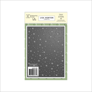 Lisa Horton Crafts Tiny Stars A6 3D Embossing Folder