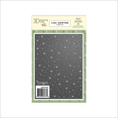 Lisa Horton Crafts Tiny Stars A6 3D Embossing Folder