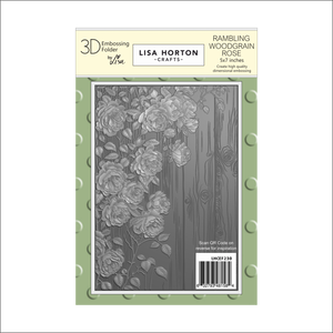 Lisa Horton Crafts Rambling Woodgrain Rose 5