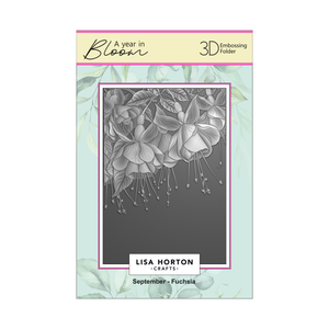 Lisa Horton Crafts 'A Year In Bloom' - Set of 12 5” x 7” 3D Embossing Folders