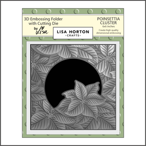 Lisa Horton Crafts Poinsettia Cluster 6