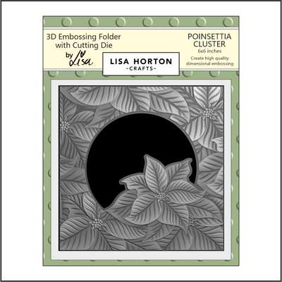 Lisa Horton Crafts Poinsettia Cluster 6