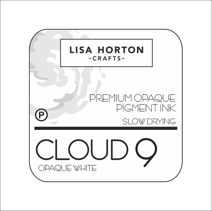 Lisa Horton Crafts Cloud 9 Slow Drying Opaque Pigment Ink Pad - Opaque White