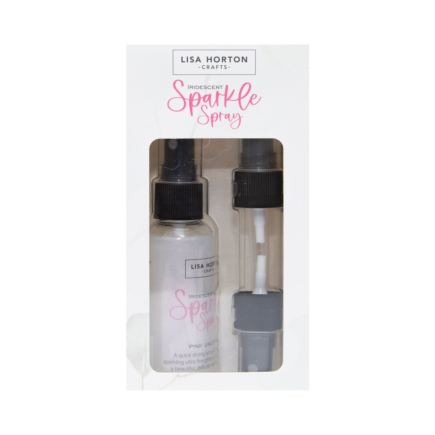 Lisa Horton Crafts Set of 8 Sparkle Sprays - Pink, Sky, Sea, Wine, Dreamcatcher, Petals, Firework, Forest