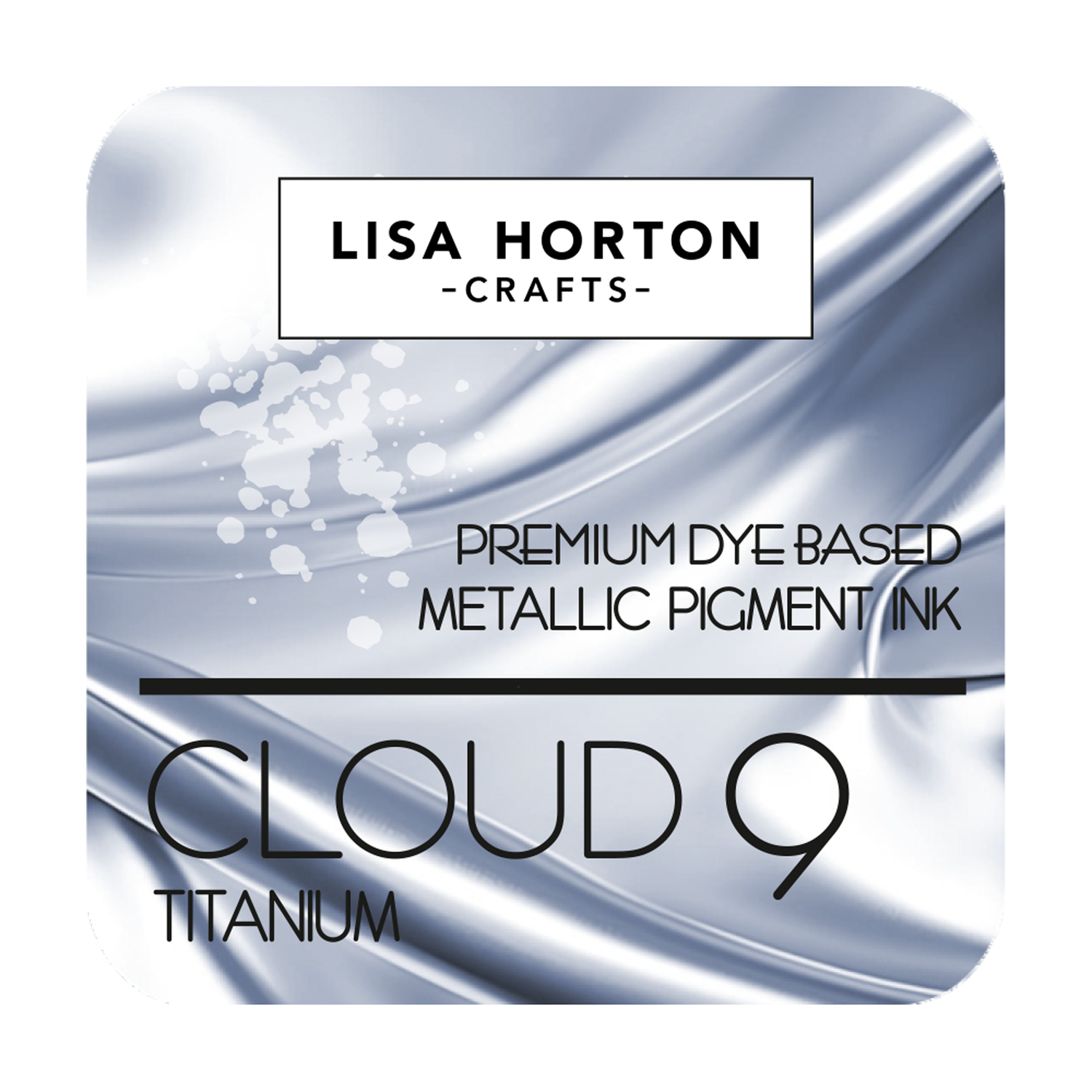 Lisa Horton Crafts Cloud 9 Metallic Ink Pad - Titanium