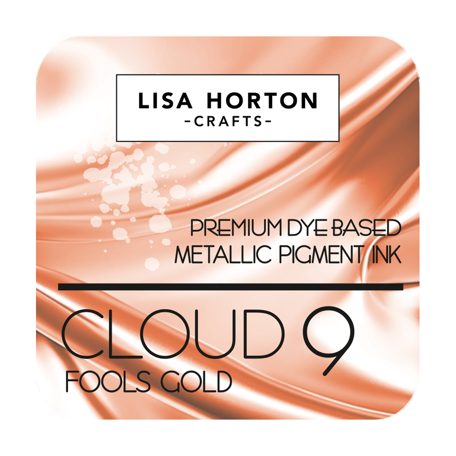 Lisa Horton Crafts Cloud 9 Metallic Ink Pad - Fool Gold