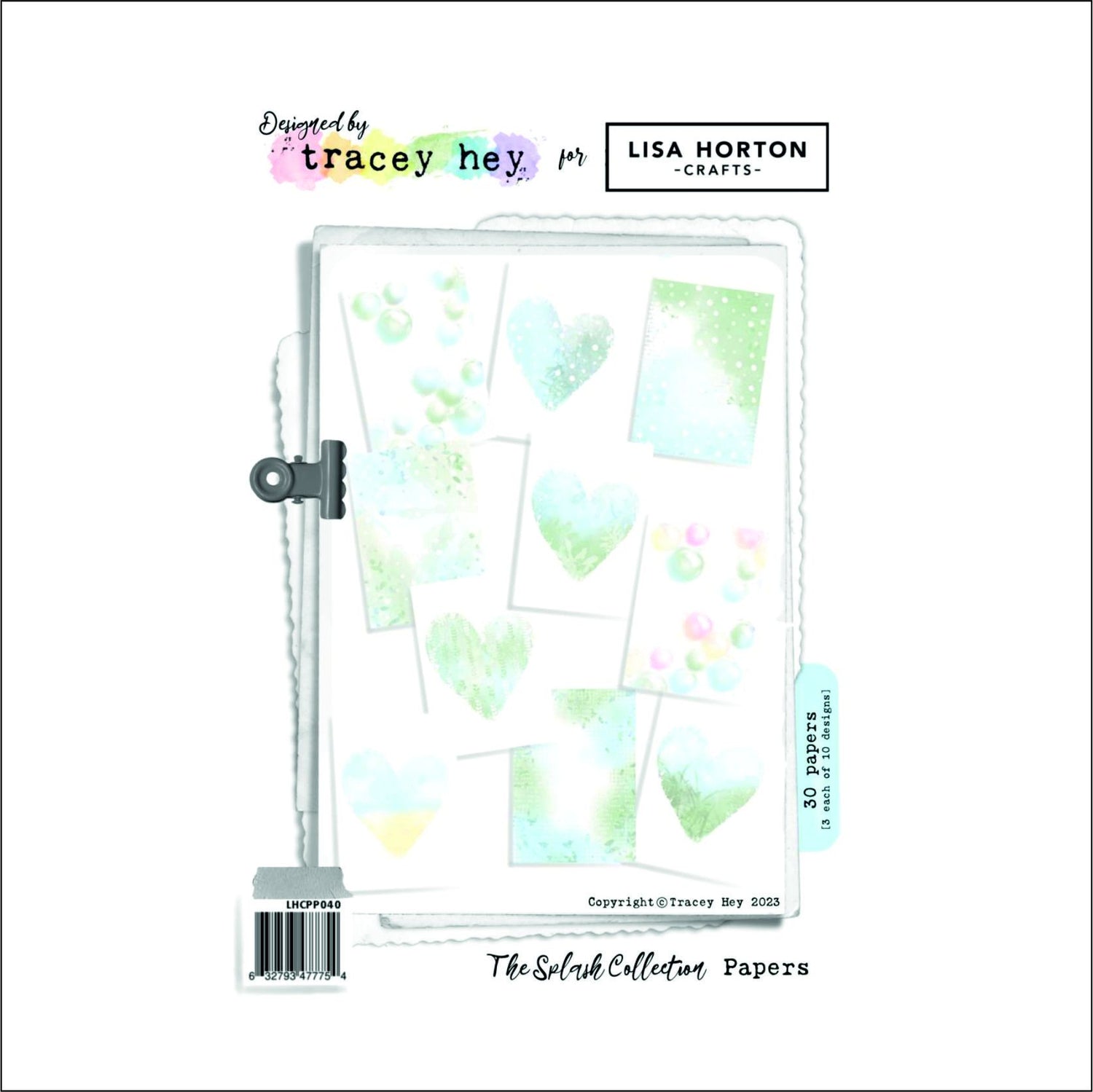 Tracey Hey A5 Papers - The Splash Collection