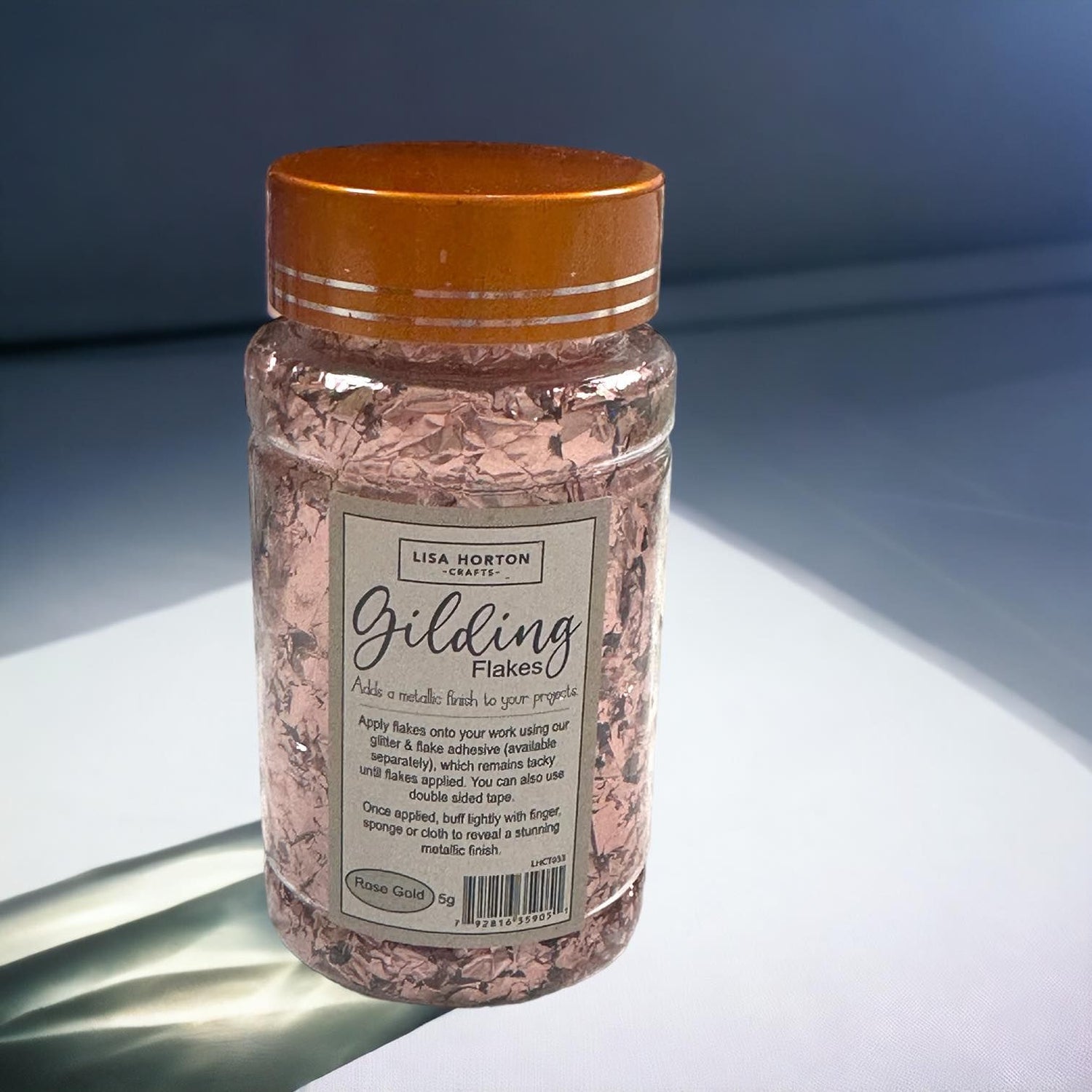 Lisa Horton Crafts Gilding Flakes - Rose Gold