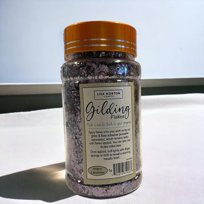 Lisa Horton Crafts Gilding Flakes - Warm Lavender