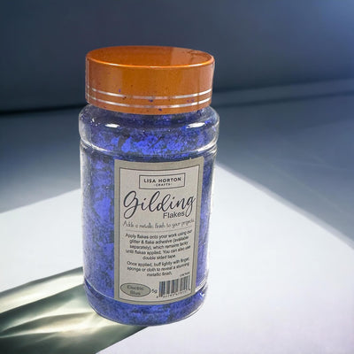 Lisa Horton Crafts Gilding Flakes - Electric Blue