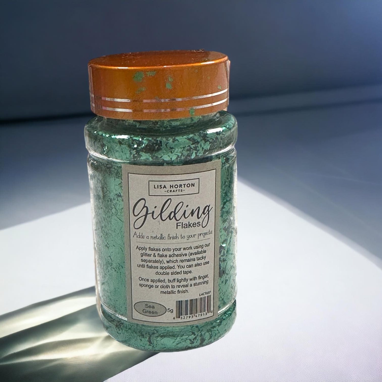 Lisa Horton Crafts Gilding Flakes - Sea Green