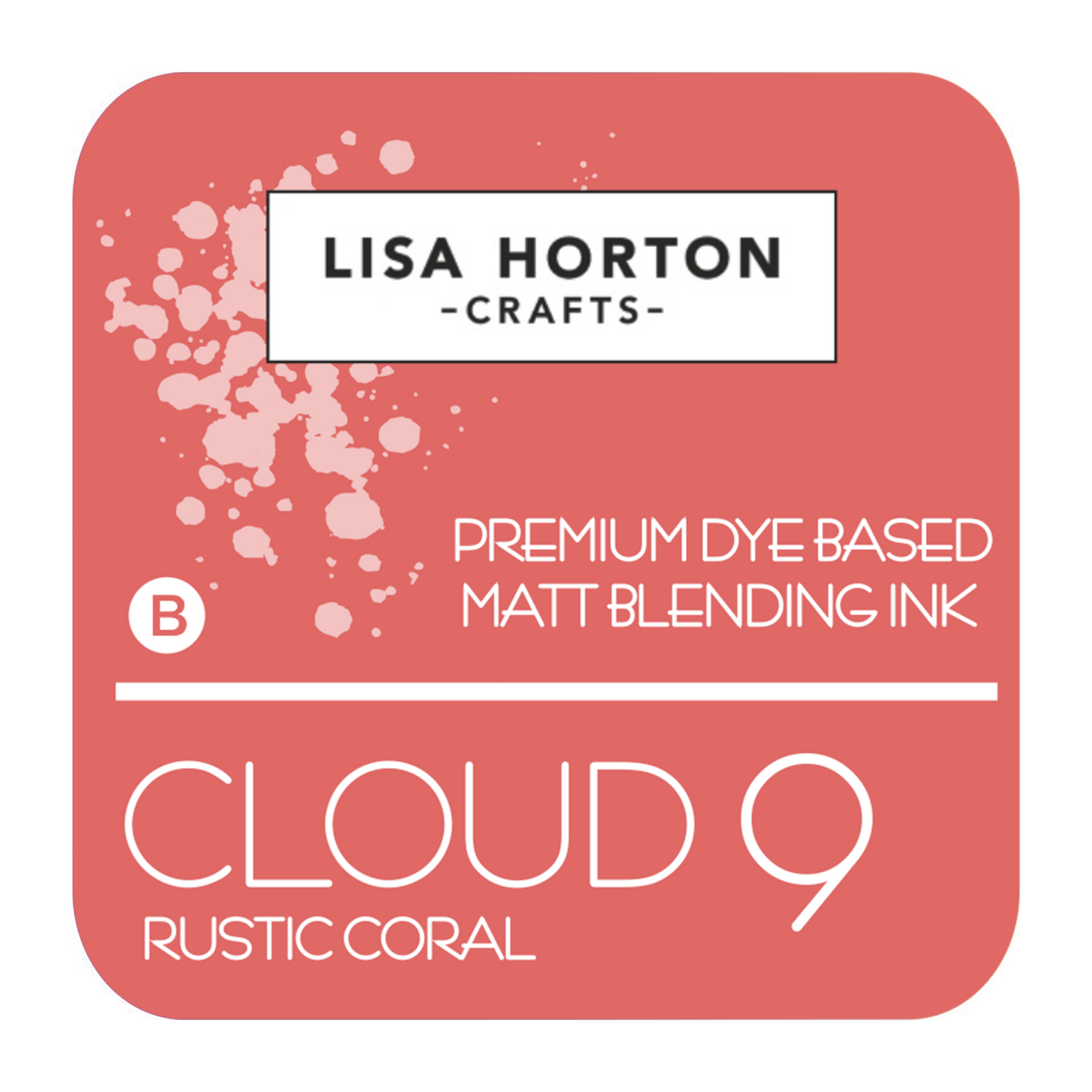 Lisa Horton Crafts Cloud 9 Matt Blending Ink Pad - Rustic Coral