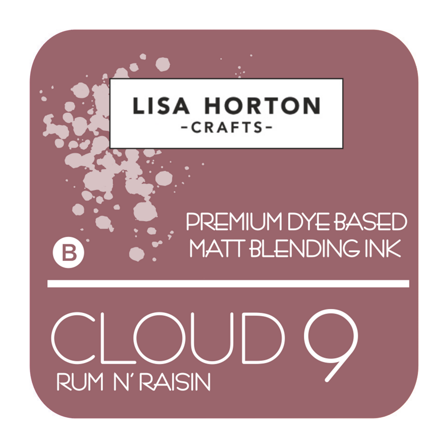 Lisa Horton Crafts Cloud 9 Matt Blending Ink Pad - Rum ’n’ Raisin