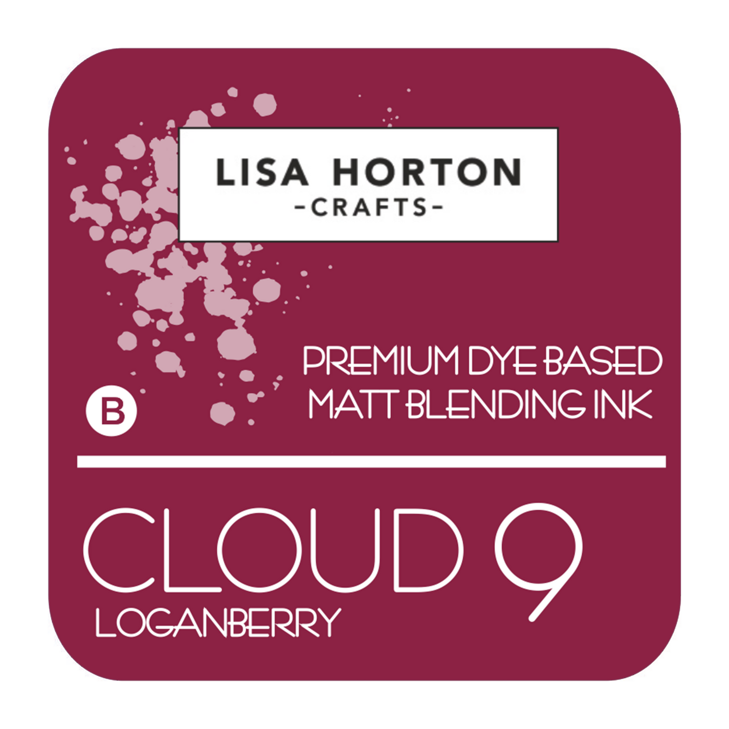 Lisa Horton Crafts Cloud 9 Matt Blending Ink Pad - Loganberry