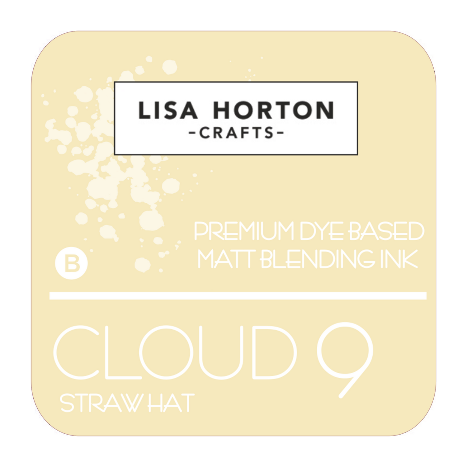 Lisa Horton Crafts Cloud 9 Matt Blending Ink Pad - Straw Hat