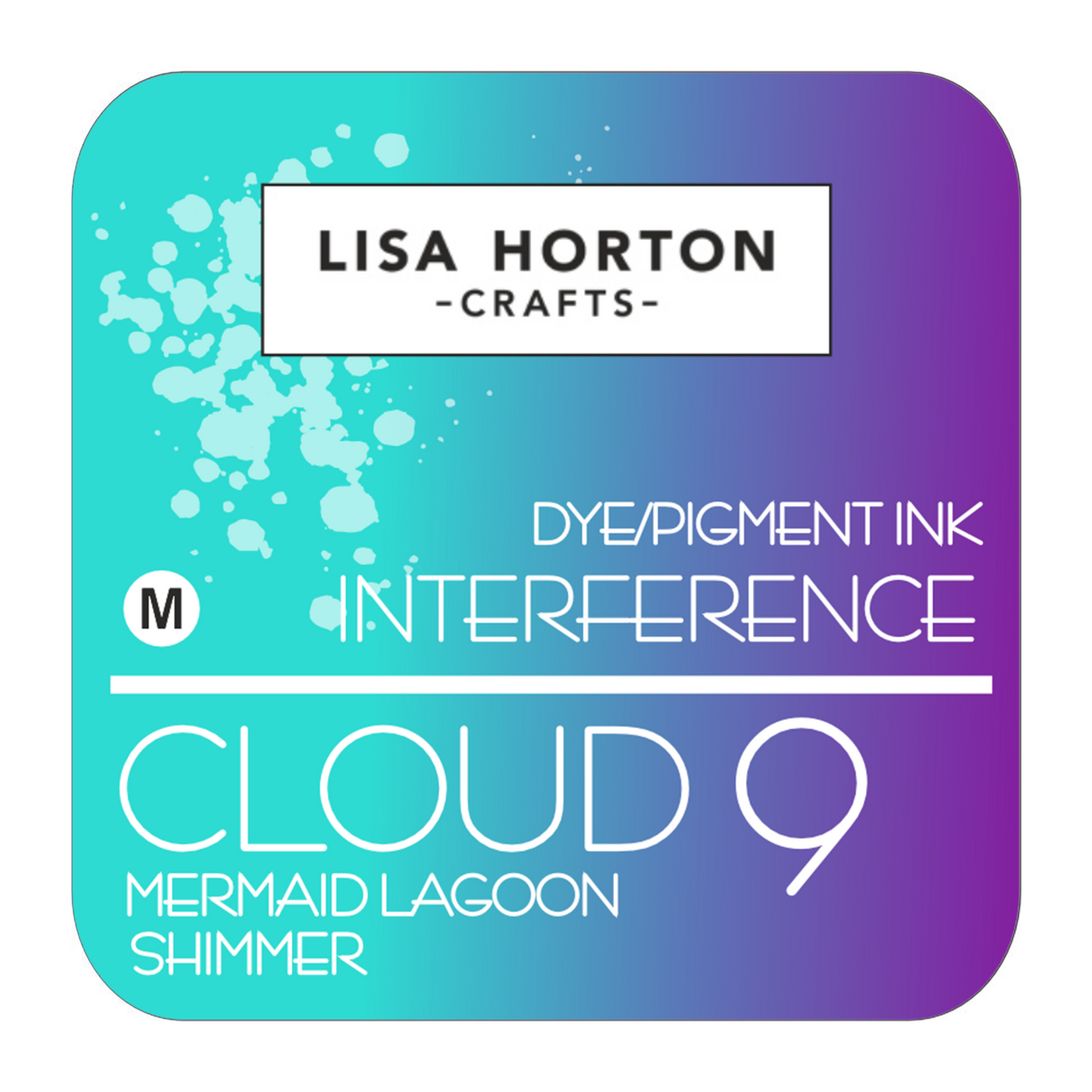 Lisa Horton Crafts Cloud 9 Interference Ink Pad - Mermaid Lagoon