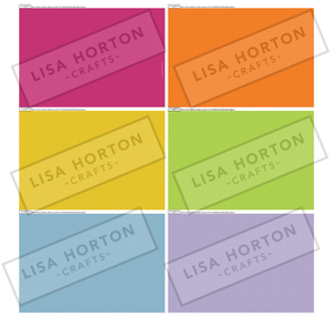 Lisa Horton Crafts A4 Dotty Background Papers - FREE DIGITAL DOWNLOAD