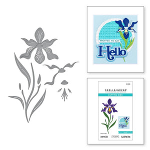 Spellbinders x Lisa Horton Crafts Spotlight Frames and Florals - Layered Iris Die Set