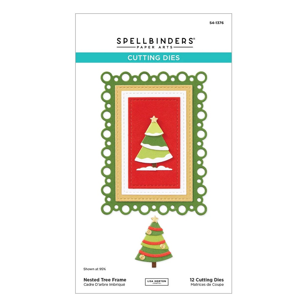 Spellbinders x Lisa Horton Crafts Nested Tree Frame Dies - 12 Dies