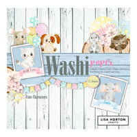 Lisa Horton Crafts Cute Characters Washi Papers 12x12