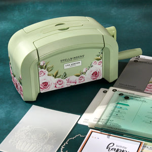 Lisa Horton Crafts Platinum SIX Die Cutting and Embossing Machine with Layering Stencil Bundle